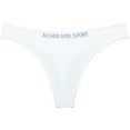 thumbnail image 1 of Bigersell Womens Plus Size Underwear Clearance Women Underwear Cheeky Panty Style P-350 Nylon Period Panties Lace Thongs Briefs Mid Waist Women Cheeky Panties White M, 1 of 4