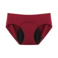 thumbnail image 1 of Bigersell Womens No Show Underwear Clearance Matching Underwear Briefs Panty Style P-1602 Polyester Cheeky Panties Ladies Underwear Thong Briefs High Waist Women's Panties Wine M, 1 of 5