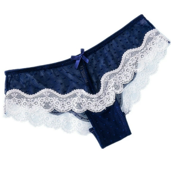 Bigersell Womens Thong Underwear Clearance Women's Boy Short Panties Tangas Panty Style P-893 Spandex Shaping Panties High Waisted Thongs Ladies Briefs High Waist Women's Panties Blue XXL