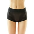 thumbnail image 1 of Bigersell Womens Underwear Bikini Clearance Women's Panties Thong Panty Style P-1031 Nylon Brief Panties Thongs Ladies High Waist Briefs Mid Waist Women's Briefs Black M, 1 of 6