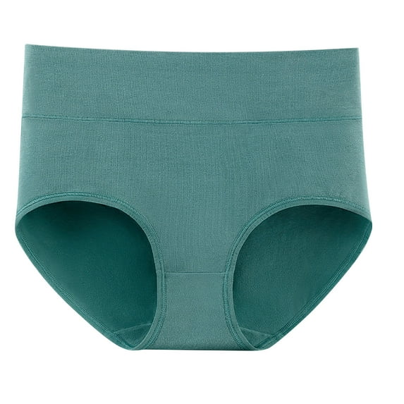 Bigersell Womens Underwear Boyshorts Clearance High Waisted Underwear Seamless Panty Style P-494 Polyester Bikini Panties Ladies Thong Briefs High Waist Women's Bikini Panties Army Green 4Xl