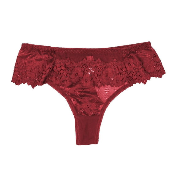 Bigersell Womens Underwear Boyshorts Clearance Training Underwear Period Panty Style P-577 Spandex Shaping Panties High Waisted Thong Underwear Briefs High Waist Women's Panties Wine S