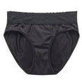 thumbnail image 1 of Bigersell Womens Underwear High Waist Clearance Cotton Briefs Women Tangas Panty Style P-949 Spandex Thong Panties High Waisted Thongs Ladies Briefs High Waist Women's Panties Black M, 1 of 4
