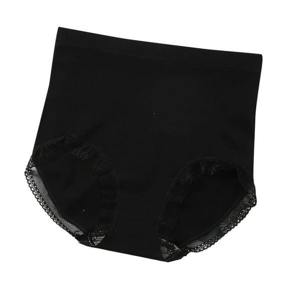 Bigersell Workout Underwear for Women Clearance Boy Short Underwear Woman Bikini Panty Style P-1455 Polyester Bikini Panties Ladies Thong Briefs High Waist Women's Panties Black F