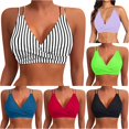 thumbnail image 1 of Bigetiay Bikini Tops For Women Twist Front Top Bathing Suit Athletic Swimwear Swim Top Only, Size XXL, 1 of 6