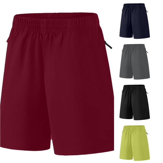 Bigetiay Boys Athletic Training Basketball Shorts Running Gym Workout Activewear for Kids Casual Daily Outdoor Sportswear, Size 4-5 Years