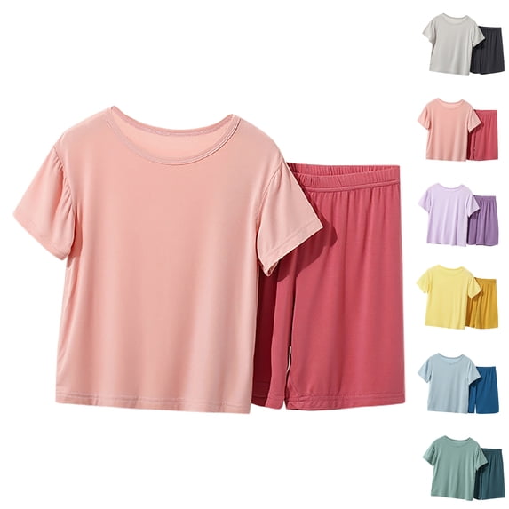 Bigetiay Boys Summer Clothes Casual Athletic Tracksuit Crew Neck T-Shirt and Shorts Set 2-3 Years Boys Clothes