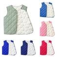 thumbnail image 1 of Bigetiay Boys Winter Solid Sleeveless Vest Jacket Outerwear Outfits Toddler Children Baby Coats Clothing, Size 5-6 Years, 1 of 3