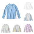 thumbnail image 1 of Bigetiay Girls Boys Fall Clothes Kids Crew Neck Long Sleeve Shirts Breathable Lightweight Basic Tee for Casual, Size 12-13 Years, 1 of 4