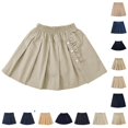 thumbnail image 1 of Bigetiay Girls Pleated School Skirt, Comfortable Fit for Ages 3–18 Daily Wear, Size 14-15 Years, 1 of 9