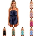 thumbnail image 1 of Bigetiay Girls Solid Sleeveless Romper Jumpsuit Casual Summer Outfit Toddler Baby Soft Playwear for Daily Leisure Campus Outdoor, Size 9-10 Years, 1 of 3