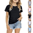thumbnail image 1 of Bigetiay Girls Top Breathable Lightweight Summer Quick Dry Basic Tee for Big Kids and Tweens Casual Outdoor Wear 7-8 Years, 1 of 6