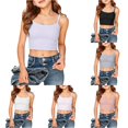 thumbnail image 1 of Bigetiay Girls Underwear Tank Top for Girls Comfortable Breathable Sleeveless Spaghetti Strap Basic Layer, Size 7-9 Years, 1 of 4