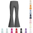 thumbnail image 1 of Bigetiay Girls Uniform Pants for Kids with Zipper Slim Fit Flared Leg Comfort School Wear, Size 13-14 Years, 1 of 7
