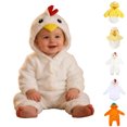 thumbnail image 1 of Bigetiay Halloween Outfit Newborn Baby Girl Boy Long Sleeve Chicken Romper Jumpsuit with Hood 0-3 Months Baby Girl Clothes, 1 of 8