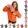 thumbnail image 1 of Bigetiay Snack Pouch Hoodie for Movie, Puppy Kitten Holder Carrier Hoodie, Kangaroo Pouch Hoodie with Large Pocket Fall Winter Clothes, Size XL, 1 of 7