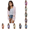 thumbnail image 1 of Bigetiay Stylish Girls Pocket Cardigan Coat Jacket for Casual Wear Soft Comfortable Outerwear Every Season School Outdoor Activities, Size 150, 1 of 6