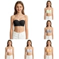 thumbnail image 1 of Bigetiay Strapless Bandeau Bra for Girls Wireless Side Support with Adjustable Straps Girls Strapless Bras, Size 34, 1 of 9