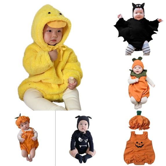 Bigetiay Unisex Baby Boys Girls Animal Outfit Winter Autumn Flannel Hooded Romper Jumpsuit, Size 12-18 Months