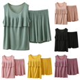 thumbnail image 1 of Bigetiay Women's Crewneck Pullover and Shorts Two Piece Set, Size XL, 1 of 3