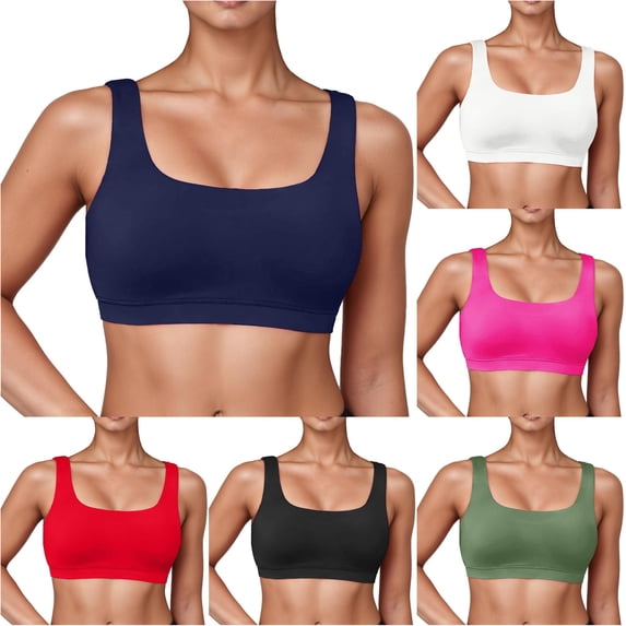 Bigetiay Womens Bikini Top Light-Support Triangle Bathing Suit Top Minimalist Full Coverage Swim Top Only, Size L