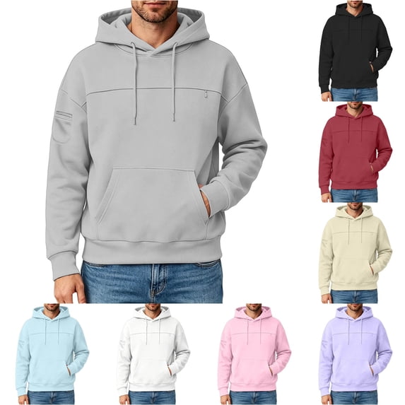 Bigetiay Womens Mens Snack Hoodie, Womens Sweatshirt With Cat Pouch, Large Pocket with Kangaroo Pouch Fall Winter Clothes, Size L