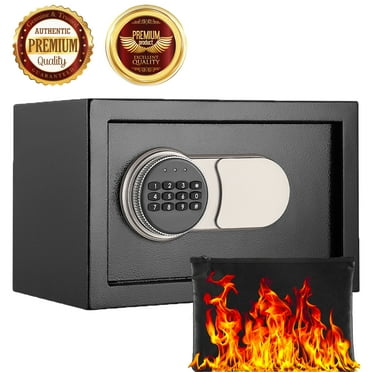 SRWTRCHRY  0.5 Cu.ft. Safes,Fire and Water Resistant Safe Box with Digital Keypad and Alarm System