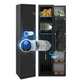 thumbnail image 1 of Bigfeliz Biometric Gun Safe,Quick Access 5-6 Gun Rifle with Handgun Storage Cabinet for Home, 1 of 16