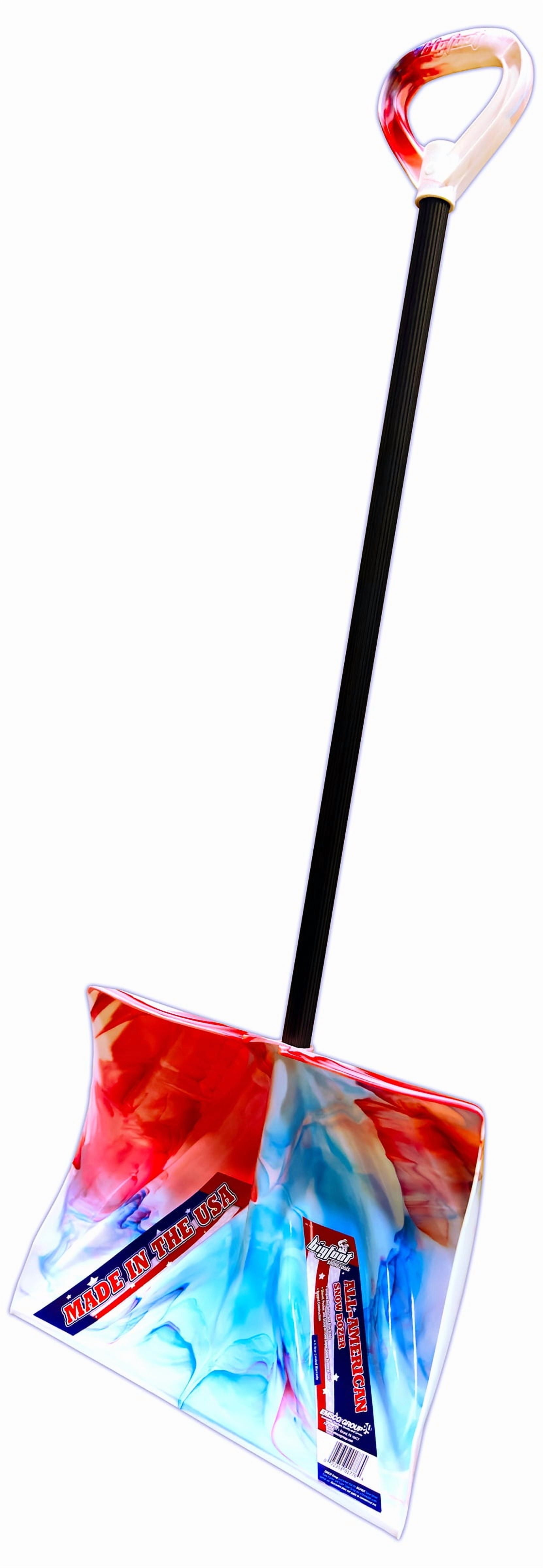 Bigfoot 18" Combination Snow Shovel – Multi-Use Blade Dozer Design with Metal Handle by EMSCO