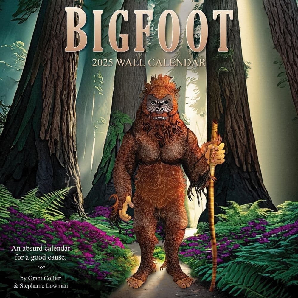 Collier Publishing, Bigfoot 2025 Wall Calendar