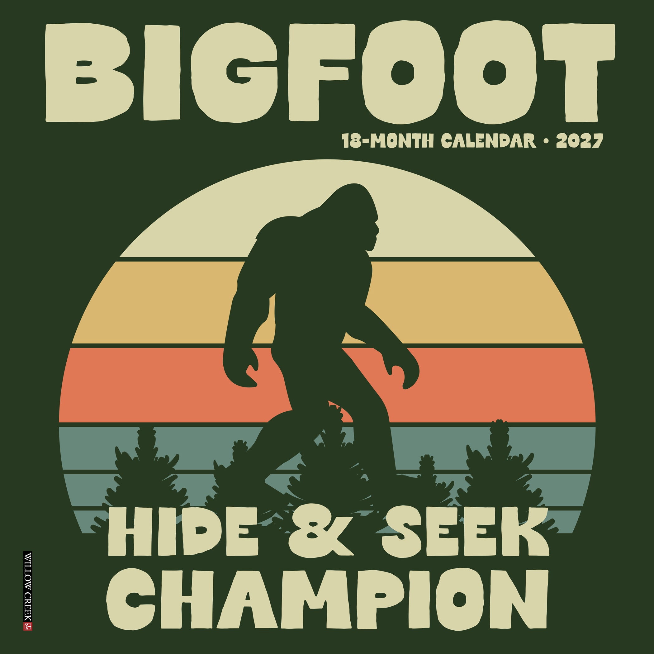 Willow Creek Press, Bigfoot 2027 Mini Wall Calendar