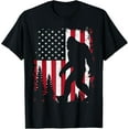 thumbnail image 1 of Bigfoot 4th of July American USA Flag Patriotic Kids T-Shirt, 1 of 4