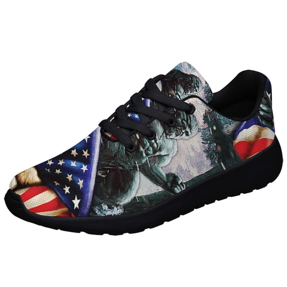 Bigfoot America Shoes Sneakers for Women Men Black Size 8.5