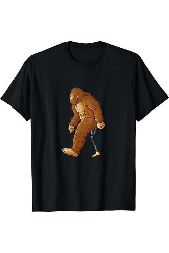 Bigfoot Amputated Leg Amputee Prosthetic Leg Amputation T-Shirt