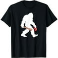 thumbnail image 1 of Bigfoot Baseball Sporty Sasquatch Batting Hitter T-Shirt, 1 of 5