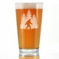 thumbnail image 1 of Bevvee Pint Glass 16 oz Bigfoot Gifts for Cryptid Enthusiasts Beer Glasses, 1 of 4