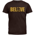 thumbnail image 1 of Bigfoot Believe Logo Brown Adult T-Shirt - Large, 1 of 1