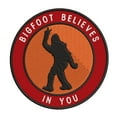 thumbnail image 1 of Bigfoot Believes in You 3.5" Iron On Or Sew On Embroidered Fabric Badge Patch Unexplained Mysteries Iconic Series, 1 of 2