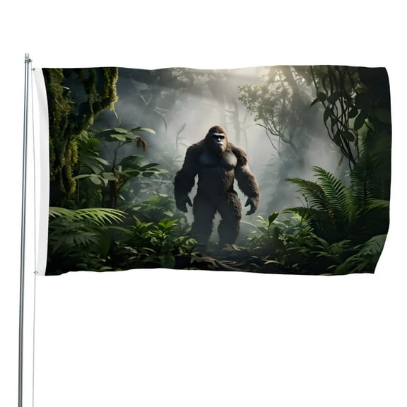 Bigfoot Big Foot-themed Printed Flag Perfect gift for fans, friends, and family members, and suitable for indoor and outdoor activities, party decorations.16"x24" (4060cm)