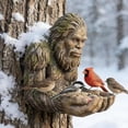 thumbnail image 1 of Bigfoot Bird Feeder Your Backyard Sasquatch Bird Butler Tree Mounted Resin Feeder Whimsical Garden Sculpture Outdoor Decor For Yard Patio Lawn And Garden Lovers, 1 of 5