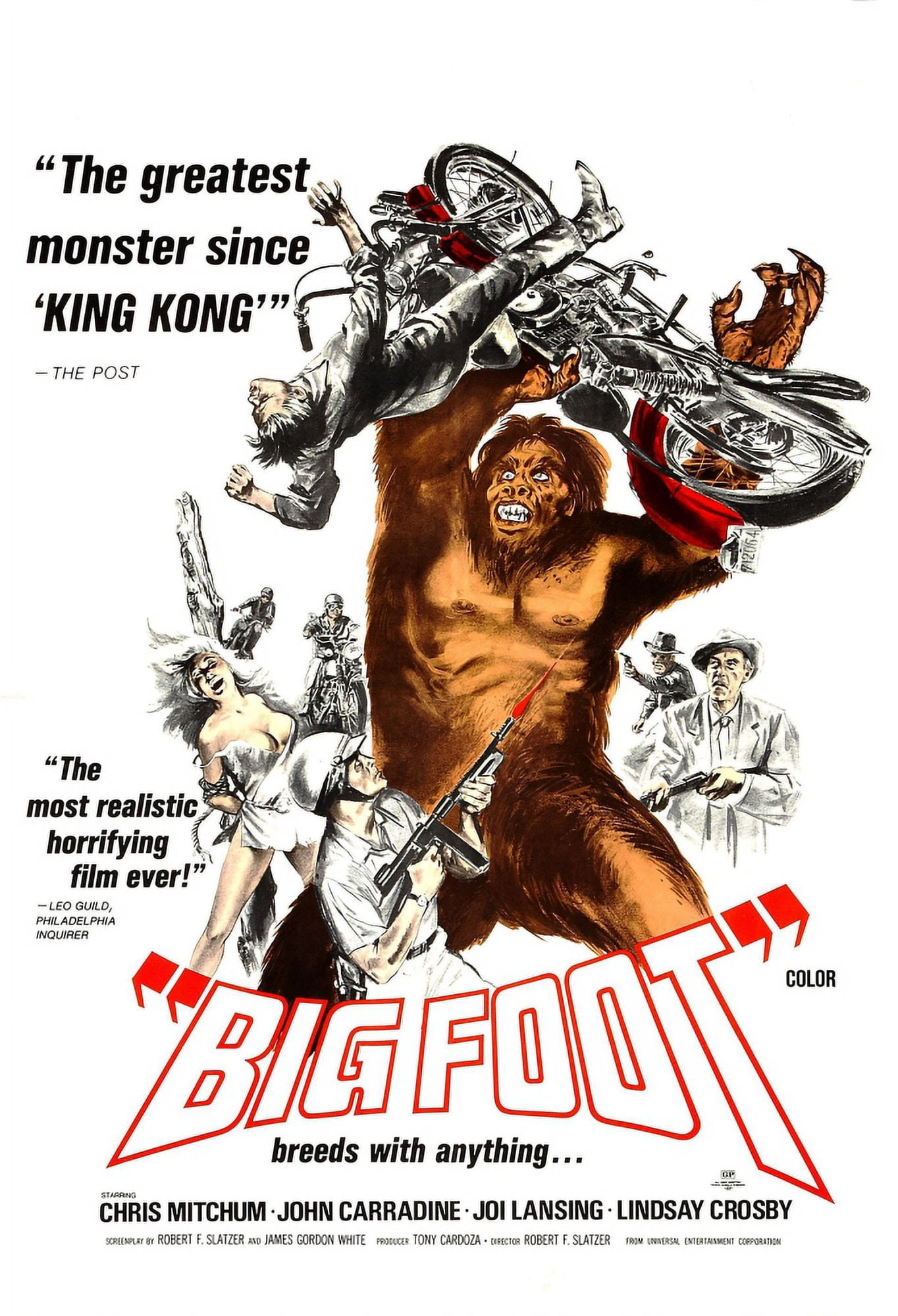 Bigfoot Canvas Art - (11 x 17)