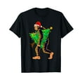 thumbnail image 1 of Bigfoot Carrying Christmas Tree Sasquatch Believer Pajama T-Shirt, 1 of 5