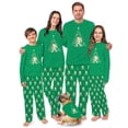 thumbnail image 1 of Bigfoot Christmas Tree Matching Family Pajamas, Family And Dog PJs, Plus Sizes, With Pockets, 1 of 7