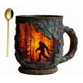 thumbnail image 1 of Coffee Mug,Mug 3D Vintage Sasquatch Outdoor Coffee Gifts Cup Campfire Mug for Camping Kitchen Cryptid Believers Nature Lovers Mountain Hiking Camping Lovers, 1 of 9