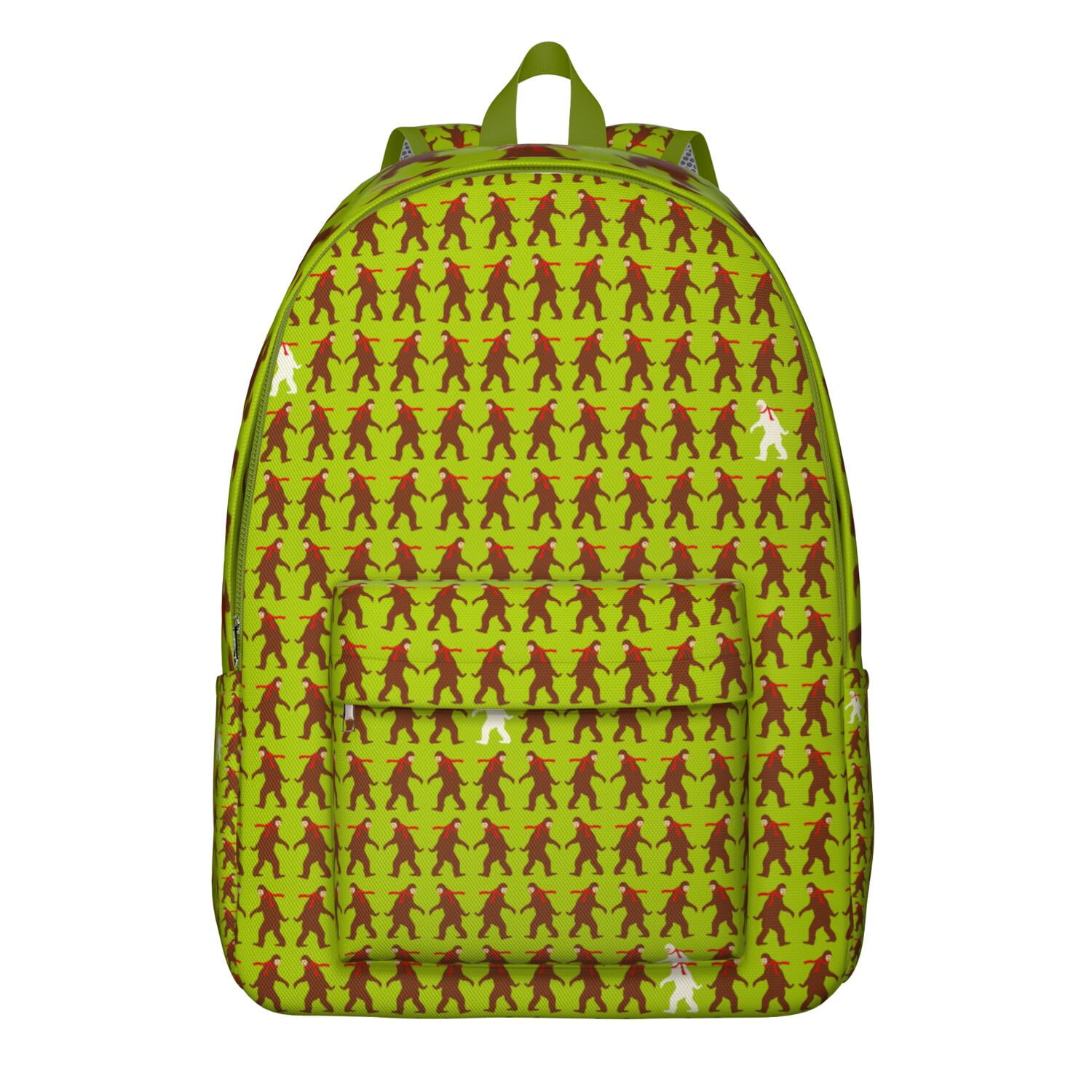 Bigfoot Blue Pattern Print Backpack main image 0