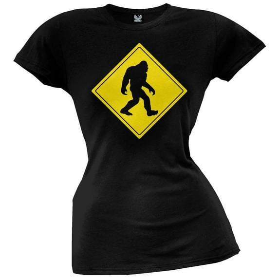 Bigfoot Crossing Juniors T-Shirt - Large