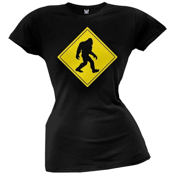 Bigfoot Crossing Juniors T-Shirt - Small
