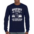 thumbnail image 1 of Bigfoot Dad Long Sleeve T-shirt More Squatchy Funny Daddy Sasquatch Dad Joke Outdoor Camping Father's Day Gift Idea, 1 of 7