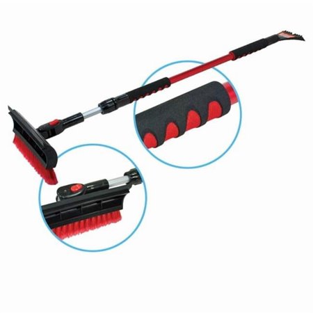 Bigfoot Deluxe Telescoping Snowbroom Ice Scraper, 60 in.