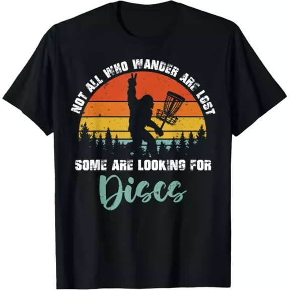 Bigfoot Disc Golf Big Foot Sasquatch Gifts For Men Women Gift T-Shirt Unisex S-5XL Hot Trending Shirt, Vintage Birthday Gift